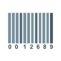 Barcode flaches mehrfarbiges Symbol vektor