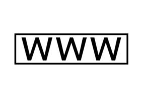 Internet-Symbol. Klicken Sie auf das Symbol, um online zu gehen. Verbinden Sie sich mit dem Internet-Symbol. Web-Surfen und Internet-Symbol. vektor