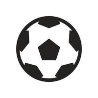 Illustration von Ballsymbol, Sport und Hobby, solides Symbol. vektor