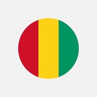 Land Guinea. Guinea-Flagge. Vektor-Illustration. vektor