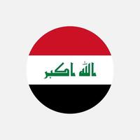 landet irak. irak flagga. vektor illustration.