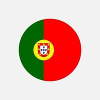 Land portugal. Portugal-Flagge. Vektor-Illustration. vektor
