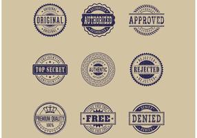 Free Commercial Grunge Rubber Stempel Vektor