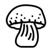 Steinpilz Symbol Leitung Vektor Illustration