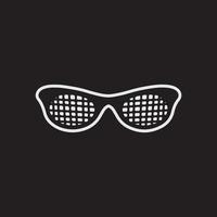 Sonnenbrillen-Augenrahmen vektor
