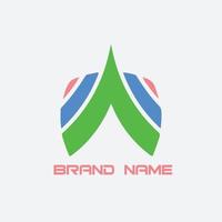 en ikon för business initialer monogram logotyp vektor