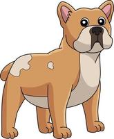 französische bulldogge hund cartoon clipart illustration vektor