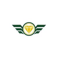 Diamant-Armee-Logo-Lagervektor vektor
