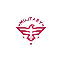 armé och militär logotyp design vektor