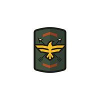 militärische logos abzeichen armeesymbole bestandsvektor