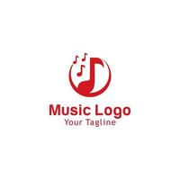 musik logotyp mall design vektorillustration vektor