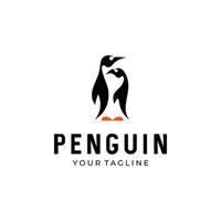 Pinguin-Vektor-Logo-Symbol-Design vektor