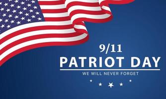 patriot day usa vergiss nie 9.11 design poster - design illustration vektor