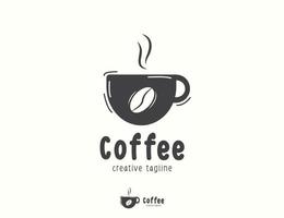 Kaffeetasse Logo-Design vektor