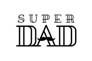 super pappa, t-shirt design vektor