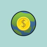 Illustration der Weltgeldmünze