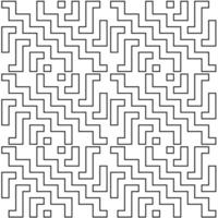 abstraktes schwarz-weißes einfaches Muster perfekt für Hintergrund oder Tapete vektor