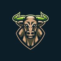 Bull e Sport-Logo für Ihr Team-Gaming