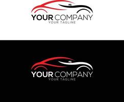 Auto-Service-Schild. Auto-Reparatur-Logo-Design-Vektor-Illustration. vektor