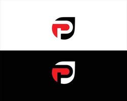 p-Buchstaben-Logo-Design-Vektor-Illustration. vektor