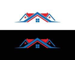 fastighetskonstruktion logotyp designmall illustration vektor
