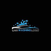 Autowasch-Logo-Design-Vektor-Vorlage vektor
