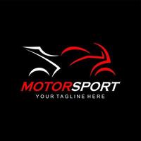 Motorrad-Vektor-Logo vektor