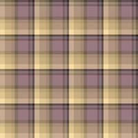 Nahtloses Muster in dezenten Beige- und Rosatönen für Plaid, Stoff, Textil, Kleidung, Tischdecke und andere Dinge. Vektorbild. vektor