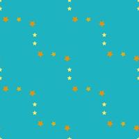 seamless mönster med enkla gula stjärnor på blå bakgrund. vektor bild.