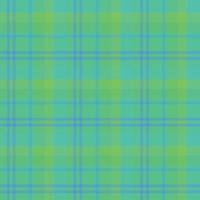 Nahtloses Muster in süßem Blau und Grün für Plaid, Stoff, Textil, Kleidung, Tischdecke und andere Dinge. Vektorbild. vektor