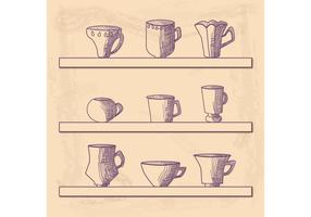 Hand Drawn Cup Vector