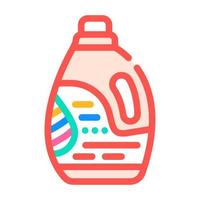Farberhaltung Waschmittel Farbe Symbol Vektor Illustration
