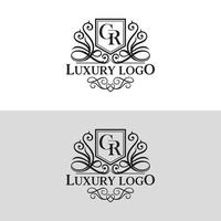 gyllene lyx logotyp design vektor mall