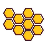 honeycomb ikonen illustration vektor design