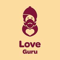 Liebe Guru-Logo vektor