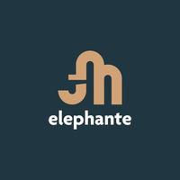 Elefant-Logo-Konzept vektor