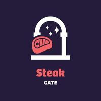 Steak-Gate-Logo vektor