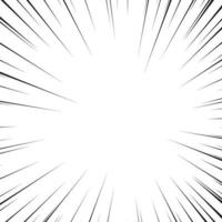 Geschwindigkeitslinien, fliegende Partikel, nahtloses Muster, Kampfstempel, Manga, grafische Textur, Sonnenstrahlen oder Sternexplosionen, schwarze Vektorelemente auf weißem Hintergrund vektor