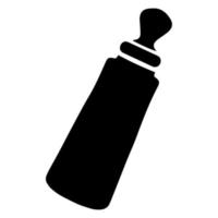 Babyflasche-Symbol auf weißem Hintergrund. Vektor-Illustration. vektor