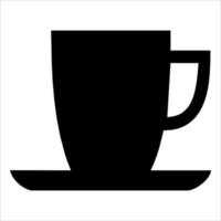 Cup-Blatt-Symbol mit köstlichem England-Getränk, Becherbeuteletikett, flache Vektorillustration des Konzepts, isoliert auf weißem Hintergrund. vektor