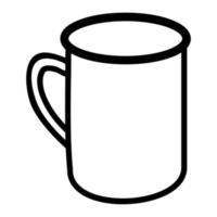 Cup-Symbol auf weißem Hintergrund. Vektor-Illustration. vektor