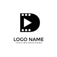 Media Play Business-Logo-Vorlage vektor