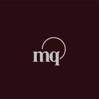 mq initialer logotyp monogram vektor