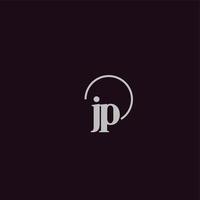 jp-Initialen-Logo-Monogramm vektor