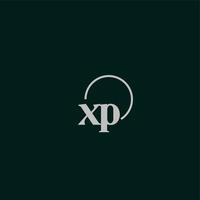 XP-Initialen-Logo-Monogramm vektor