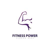 Fitness-Logo-Design-Vorlage, Fitness-Club kreative Symbole vektor