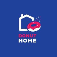 Home-Donut-Logo vektor