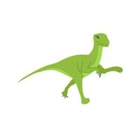 dinosaurie platt flerfärgad ikon vektor