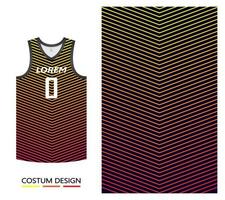 Basketball-Trikot-Muster-Design-Vorlage. dunkelblauer abstrakter Hintergrund mit gelbem Gradientennetzmuster für Stoffmuster. Basketball-, Lauf-, Fußball- und Trainingstrikots. Vektor-Illustration vektor