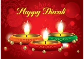 Glad Diwali Vector